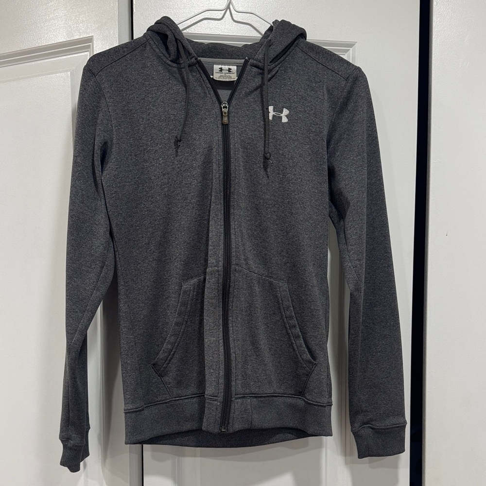 Under Armour Charcoal Full-Zip Hoodie